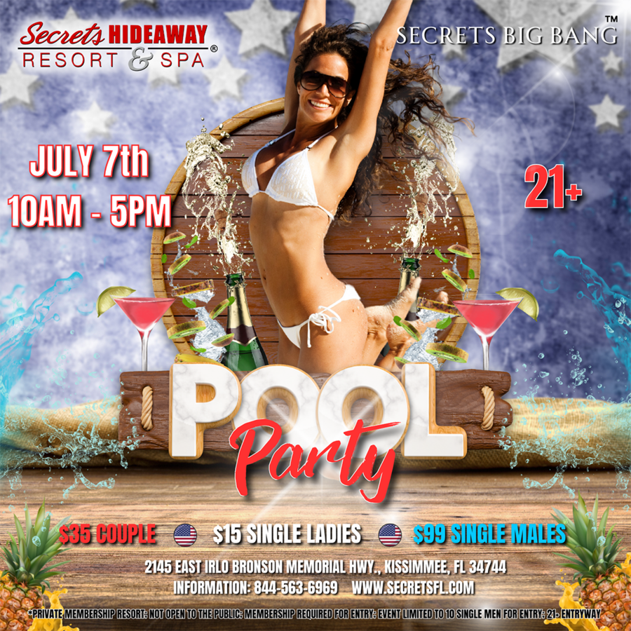 Pool Party 10am - 5pm ~ Big Bang™ Celebration