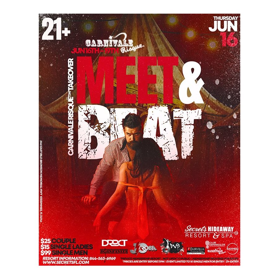 Meet & Beat - Carnivale Risque weekend