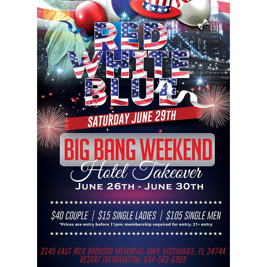 Red White & Blue - Big Bang Takeover