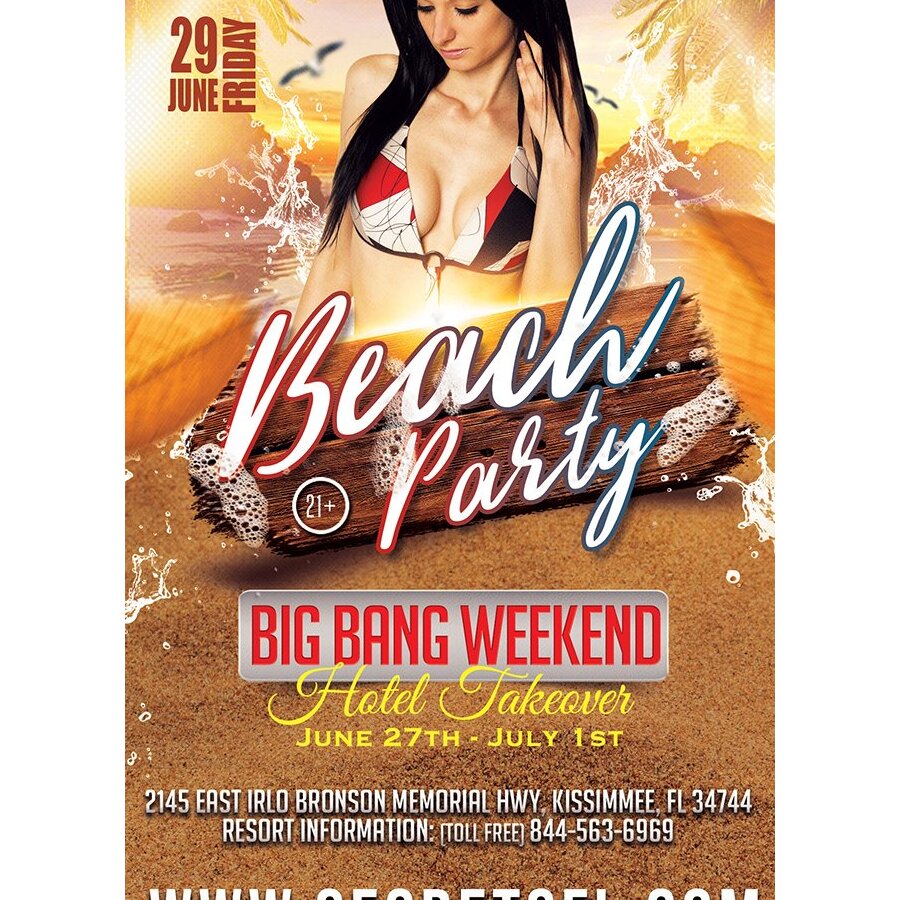 Beach Party - Big Bang Weekend 2018
