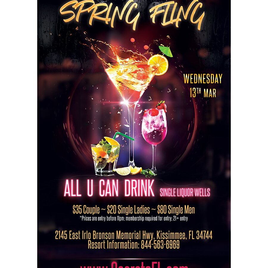 All U Can Drink - Spring Fling Takeover