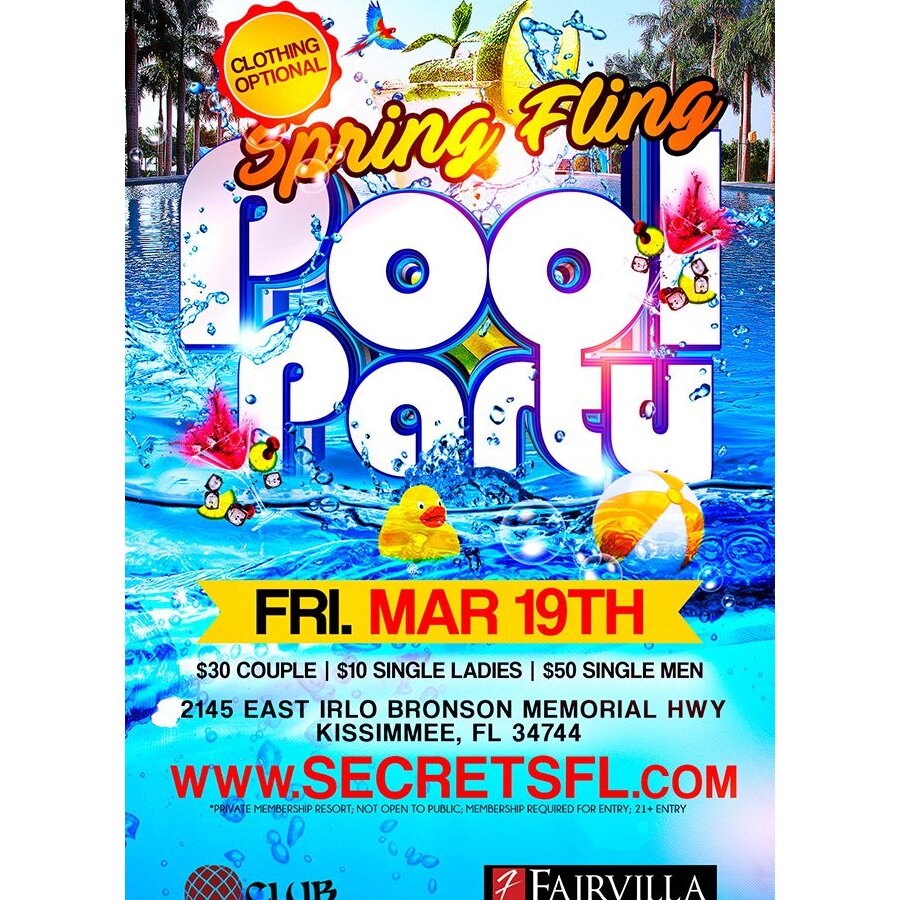 Pool Party 10am-5pm - Spring Fling Takeover