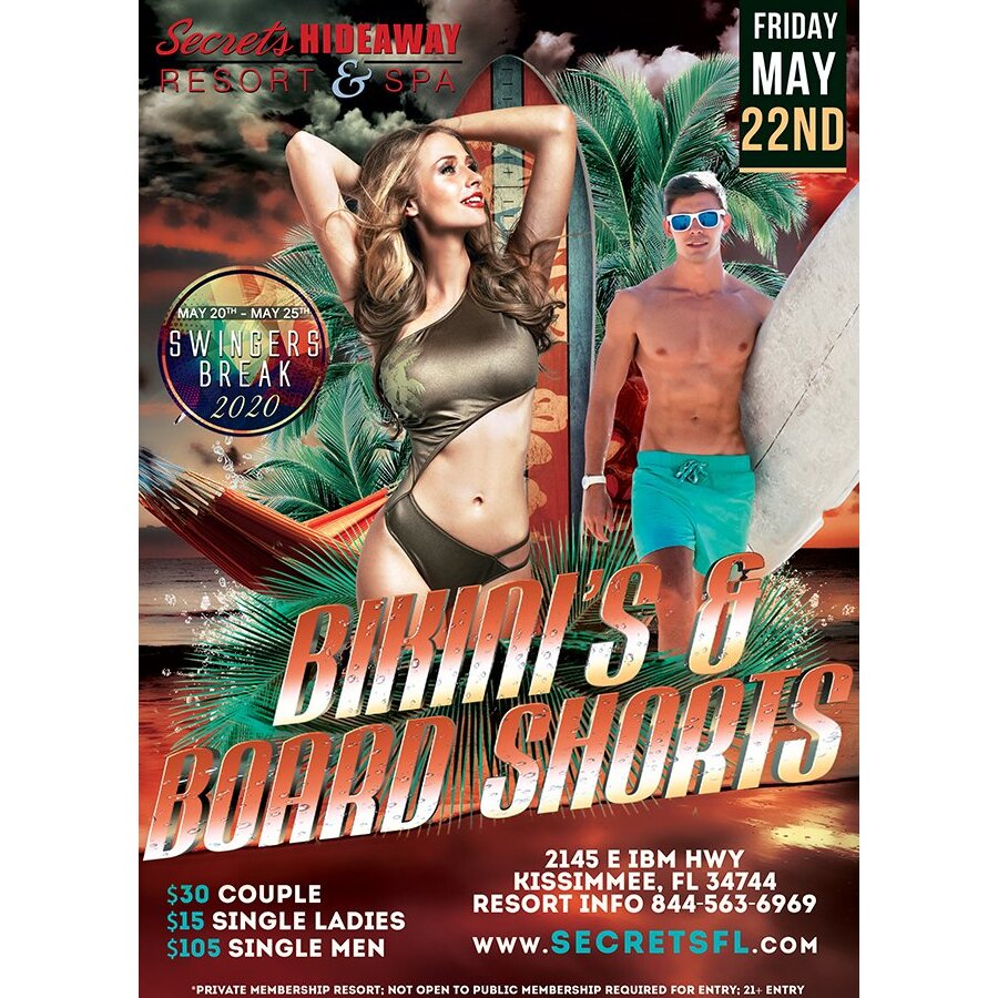 Bikini's & Board Shorts - Swingers Break 2020