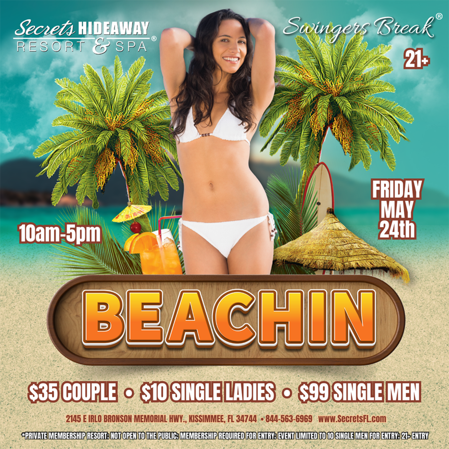 Beachin' pool party - Swingers Break®