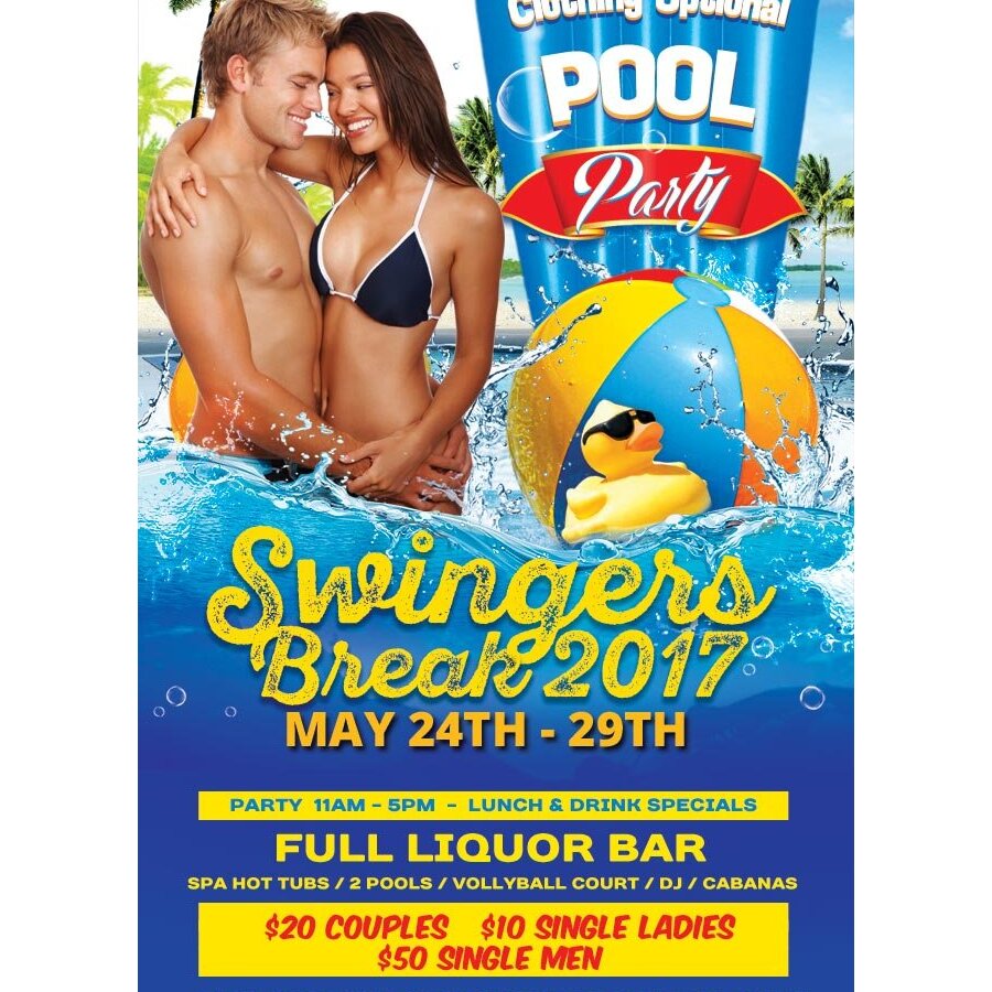 Monday Pool Party - Swingers Break 2017