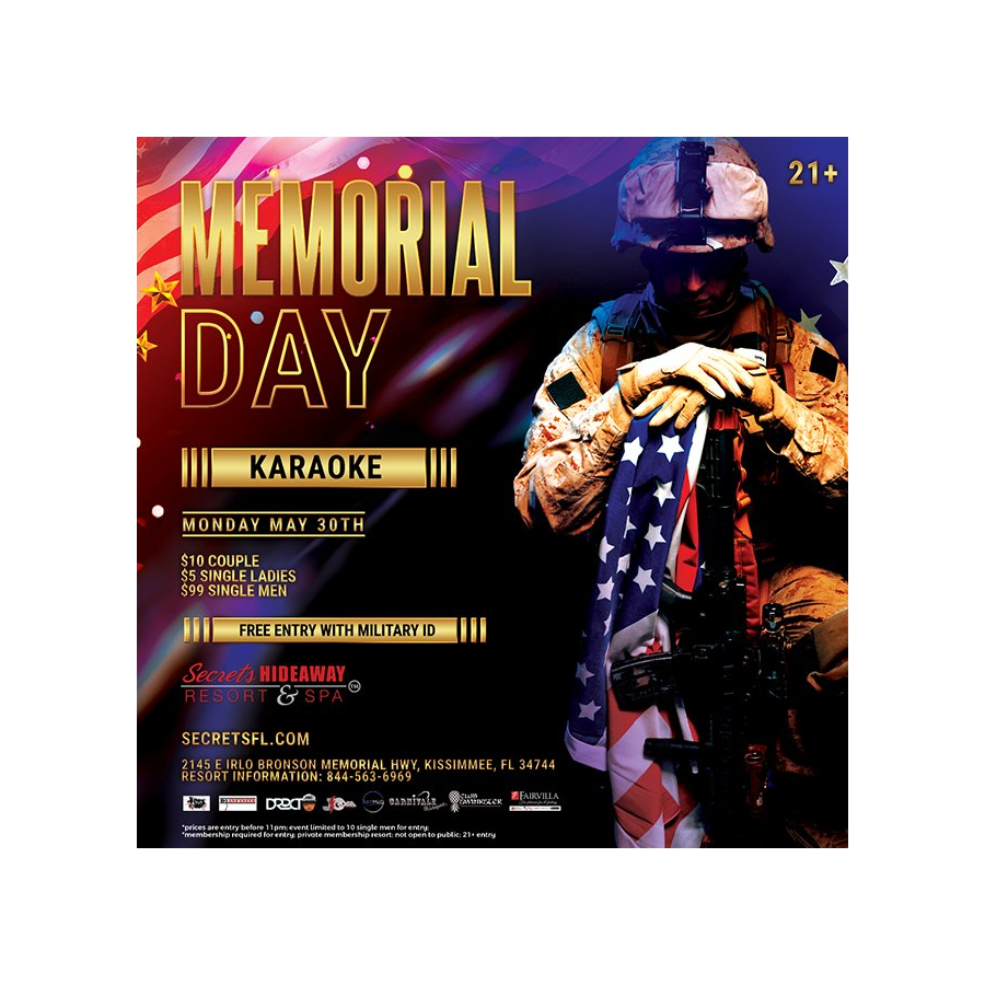 Karaoke Night - Memorial Day Swingers Break