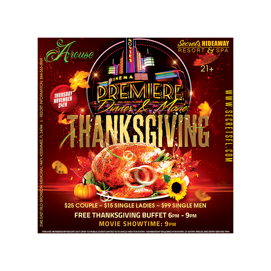 Dinner & a Movie - Arouse Weekend