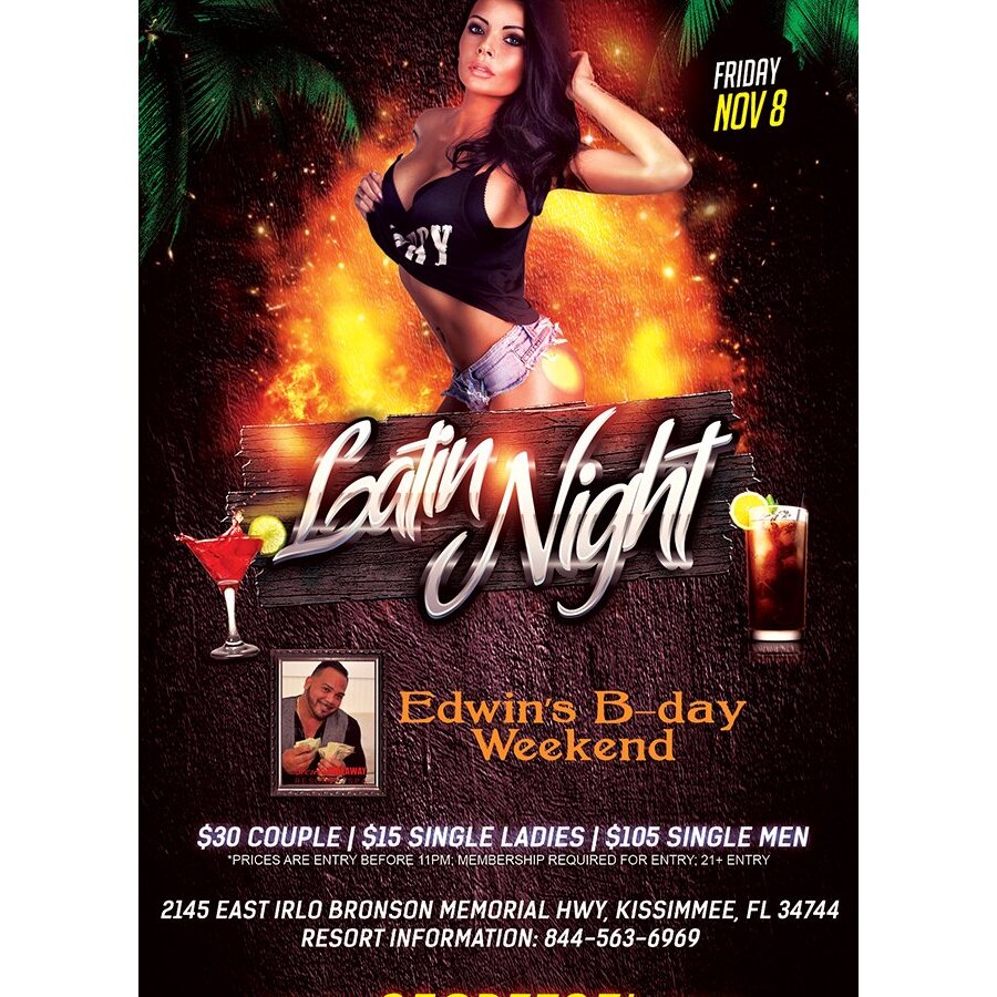 Latin Night - Edwin's B-day Weekend