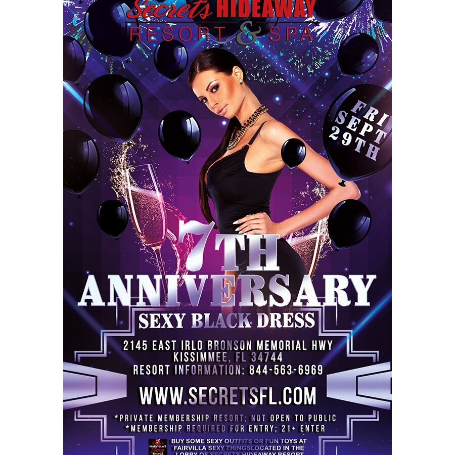 Sexy Black Dress - Secrets Anniversary