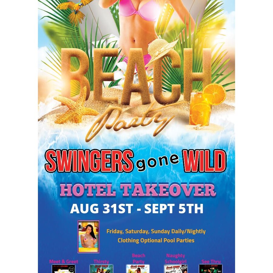 Beach Party - Swingers Gone Wild 2016
