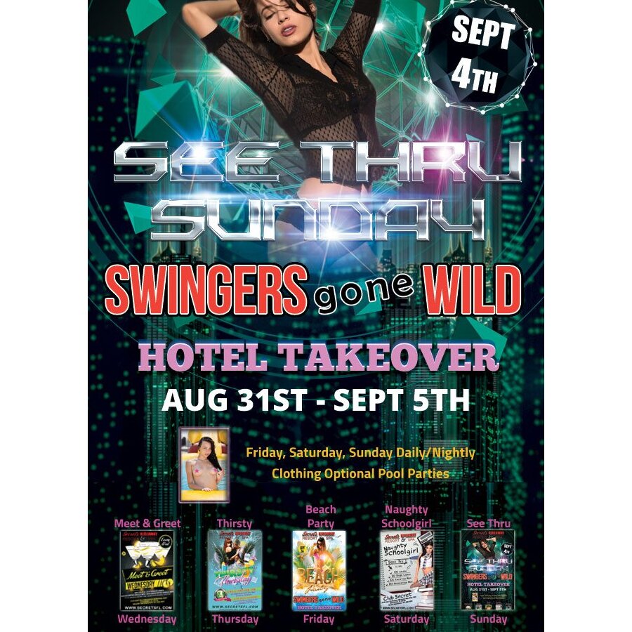 See Thru Sunday  - Swingers Gone Wild 2016