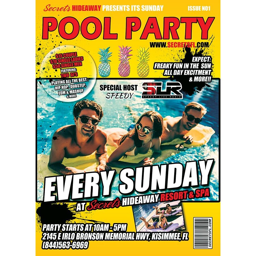 Sunday Pool Party 10am-5pm