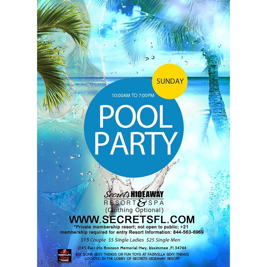 Sunday Pool Party 10am-7pm
