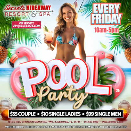 Friday Pool Party - IOS Takeover