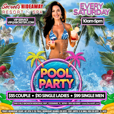 Saturday Pool Party - IOS Takeover