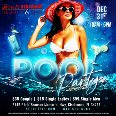 Thursday Pool Party 10am - 5pm