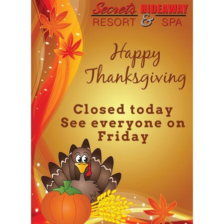 CLOSED: Happy Thanksgiving