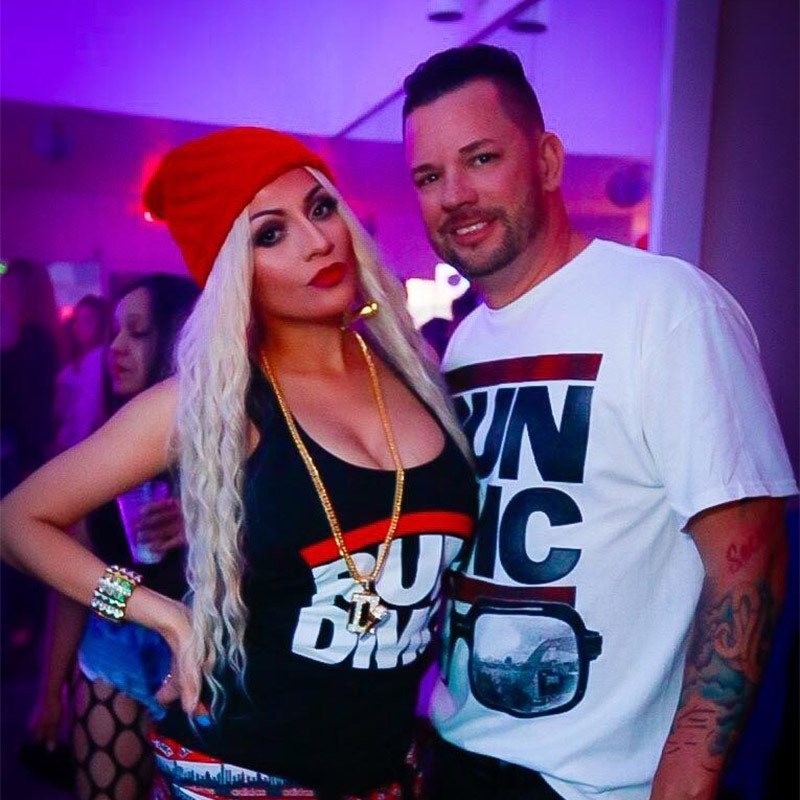 James and Carmen at a Hip Hop Event